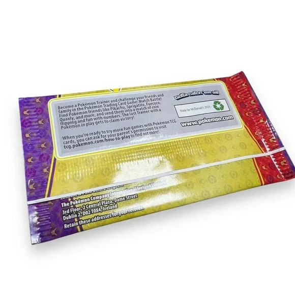 New! McDonald's Set of 4 Assorted Pokemon Happy Meal Toy Card Packs,  2023 - Picture 5 of 5